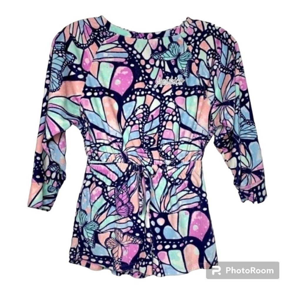 Justice Pajama Romper Sleepwear Size S